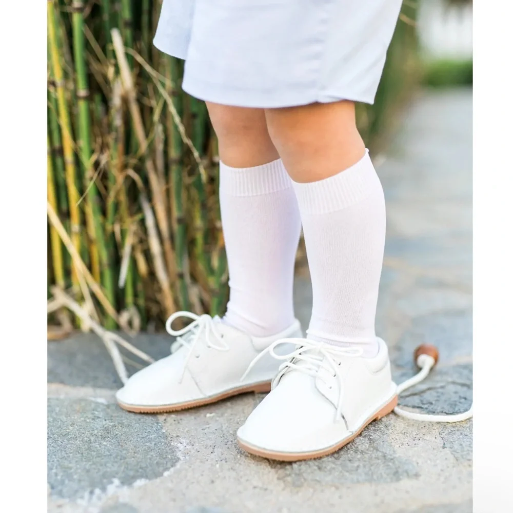 L’AMOUR Tyler White Leather Lace Up Shoes NWT